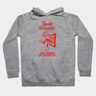 Reddy Kilowatt - Vintage Red Hoodie